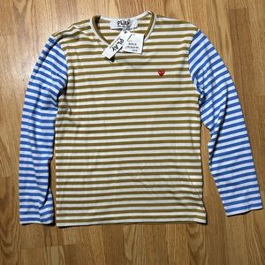 Comme des Garçons play striped Long sleeved T-shirt